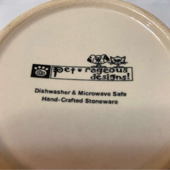 Dog Lover Pet Rageous Stoneware Coffee Mugs/Cups - 2 matching cups - NWOT - Picture 4 of 4